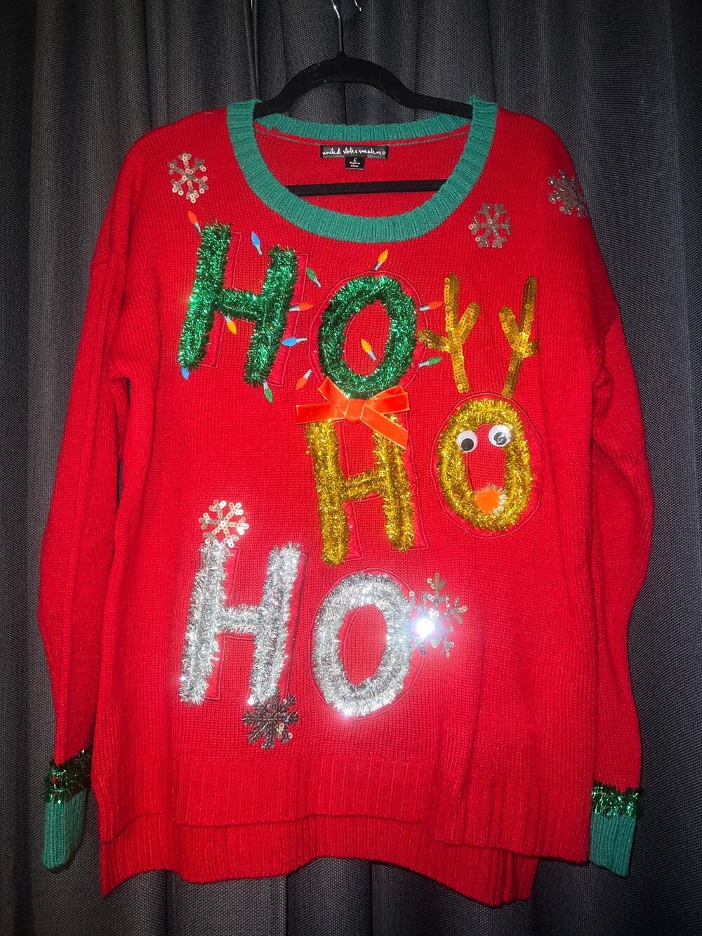 Ugly Christmas Sweater Xmas Size Large
